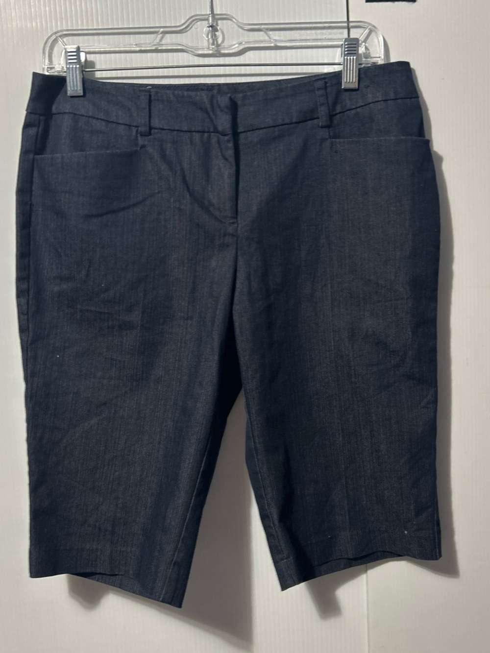 New York & Company Charcoal Bermuda Shorts